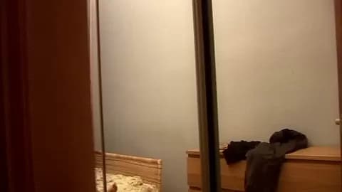 Hot students 18+ threesome on a bed