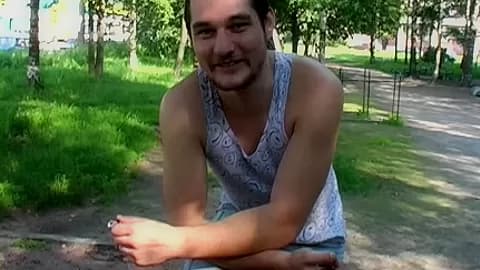 Pick-up angel on the street and drilled