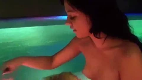 Glamorous hawt non-professional cutie prepared romantic surprise for bf