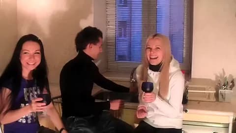 Gal got dildos and real shlong for sex games