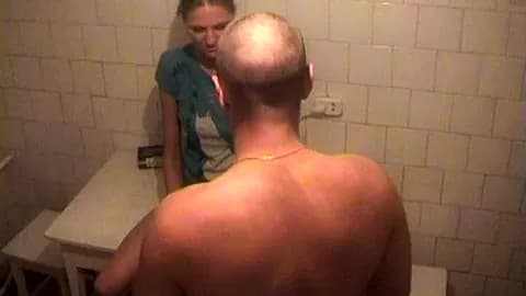 Russian homemade porn with hottie screwed on kitchen table