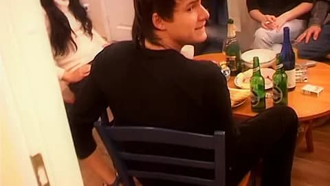 Dark Brown sucks schlong in the booty and gives