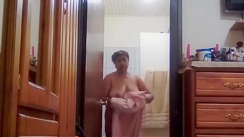My hot indian stepmom with big tits showering
