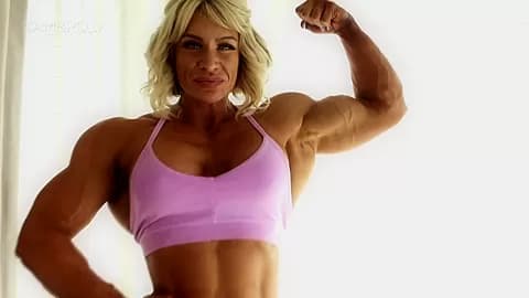 Mrs Flesher Muscles & Lingerie
