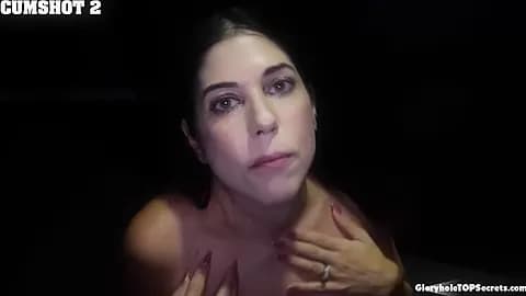 Anna Cummings And Sharon Babe - Fantastic Job Draining 10 Cumshots, Anna!
