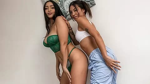 Amateur Colombian Whore Shares The Fun With Cum Slut Best Friend