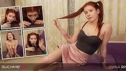Luna Rishi Takes Her First BBC In The Ass - SuckMeVR