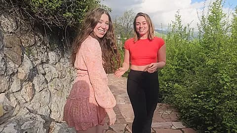 Bts - Sophia & Megan Passionate Lesbian Fun, Scene #10