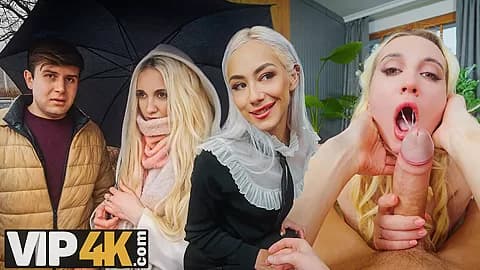 VIP4K. Fucking hot blondies Daruma Rai and Veronica Leal after playing superspies