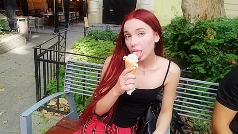 MEGAN MURKOVSKI PART ONE - TINY 18-YEAR-OLD NEWBIE MAN HANDLED by MIDDLE AGED PERVERT