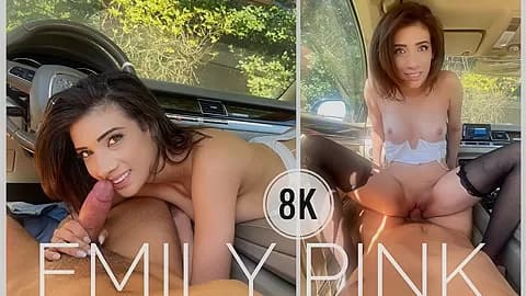 Enjoy Sex In The Car With Hot Emily