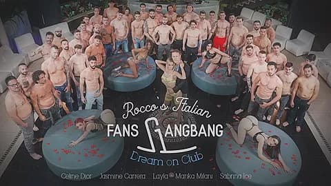 Rocco's Italian Fans Gangbang - Dream On Club, Scene #01
