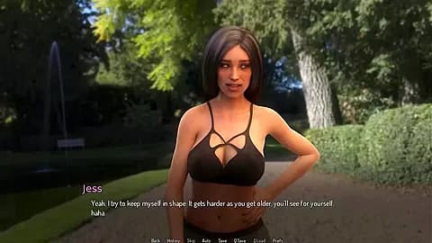 College Bound Sexy Milf In Yoga Pants In The Park Ep22