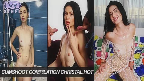 Cumshoot Compilation Christal Hot - SteelVR