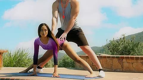Alexia Anders & Michael Swayze in Achieving Splits - ExxxtraSmall