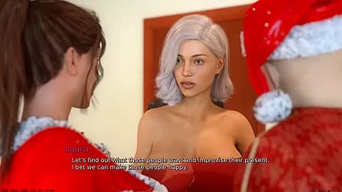 Laura Lustful Secrets The Wives Are Saving Christmas Ep 2 Christmas Special