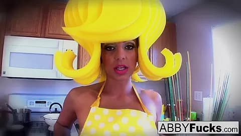 Surreal Kitchen Dress Up With And Her Giant Cucumber - Abigailmac