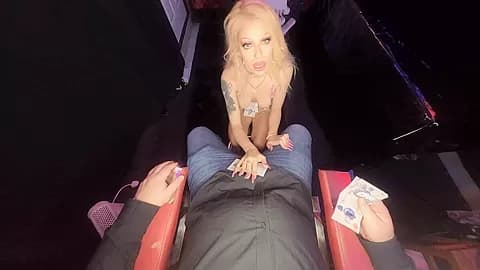 Teen Stripper; Solo Striptease with Blonde Babe