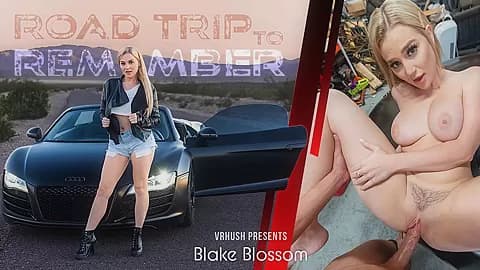 Road Trip to Remember; Big Tits Pornstar Blake Blossom Sex in the Garage