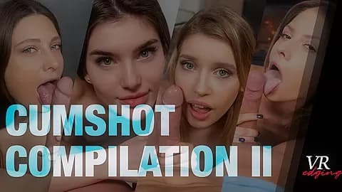 Cumshot Compilation II - Edging Blowjob Cumshots and Facisla and Oral Creampies