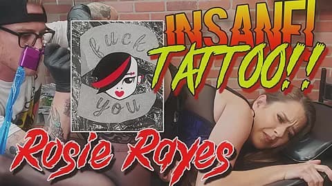 Rosie Rayes Creampied After Having Her Ass Tattooed - AltErotic