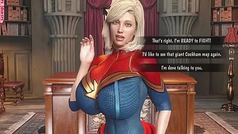 Hot Girl With Big Tits Rough Fuck With Alien Monster Cockham Superheroes 23
