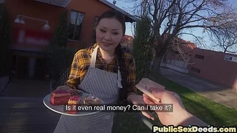 Pickedup asian bitch pussysmashed