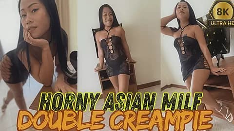 Horny Asian Milf Double Creampie - Asiansexvr - Sexlikereal