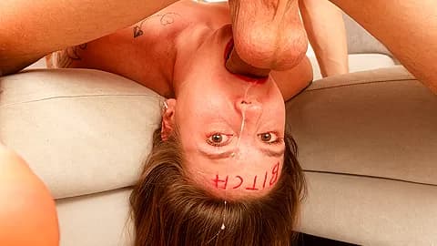 saggy tits milf extreme rough face fucked
