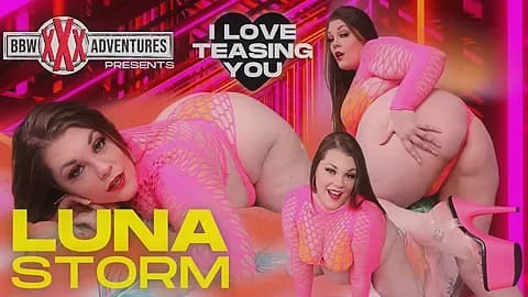 BBW XXX - Luna Storm Sensual Tease Wearing Her Lingerie