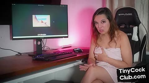 Tiny cock incel mocked by brit