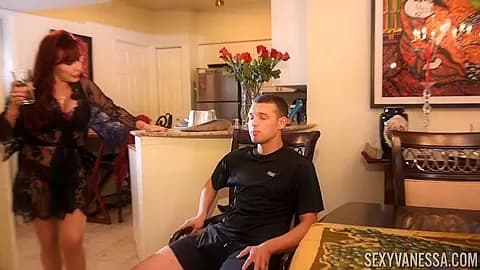 Sexy Vanessa in Fucking My Sons Friend! Clip#1