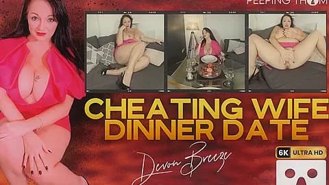 Cheating Wife Dinner Date - PeepingThom