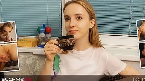 Polly Yangs Sucks Her Finger And Touches Herself