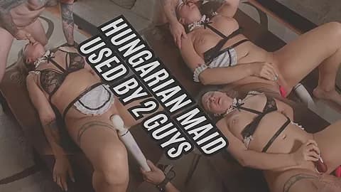 Hungarian Maid Seduced With Sextoys