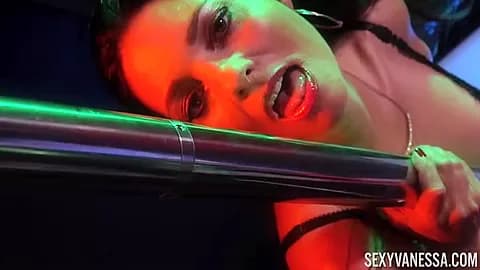 Sexy Vanessa in Sex Stripper Mindi Mink Clip#1
