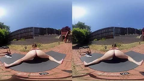 Outdoor Yoga Striptease