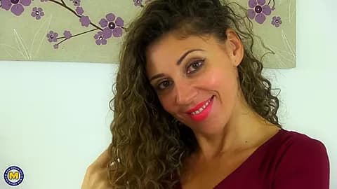 Naughty Mom French Chloe Does Striptease And Shows Off Her Hairy Pussy - MatureNl