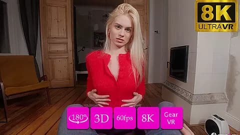 Amelia's Romantic Striptease In 8k Vr