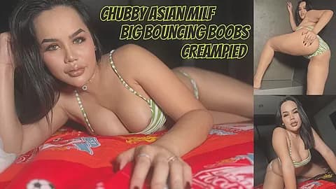 Gorgeous & Chubby Asian Milf Hardcore Dick Ride
