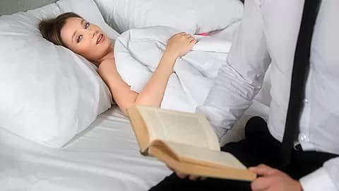 Lily Blossom VR Porn: Put Me To Bed Stepdaddy - VirtualTaboo