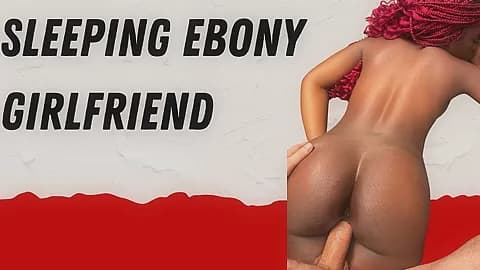 She Pretends .. Ebony Girlfriend