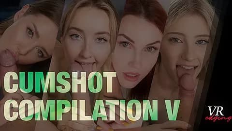 Cumshot Compilation V in Sitting Position - VRedging