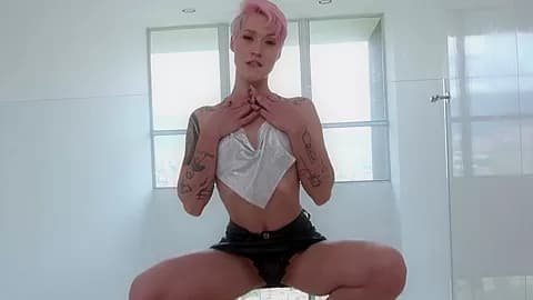 Sexy Anal queen Mina K takes a rough fucking with DAP 0% Pussy