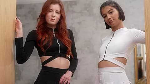 Redhead Luna Rishi + Muslim Effy End - Hard GROUP Fuck ( Only
