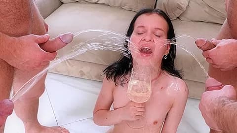 Total anal destruction of skinny slut Marica Shanti with DAP