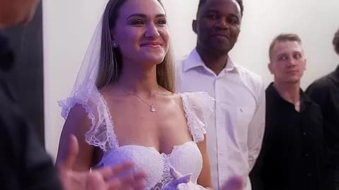 Real DPP Wedding 9 ON 1 Interracial Gang Bang with Siri