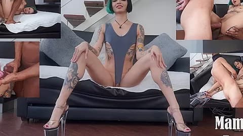 Brazilian Alt Cutie, Queen Kimi First Double Anal Penetration