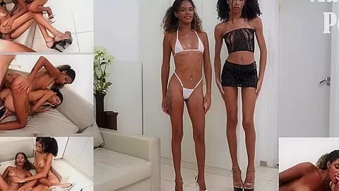 2 Very Slim Brazilians Cuties, Ob Honey & Karina Rose Fucked