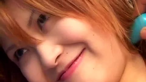 Hot japanese teen goes solo masturbating in POV
